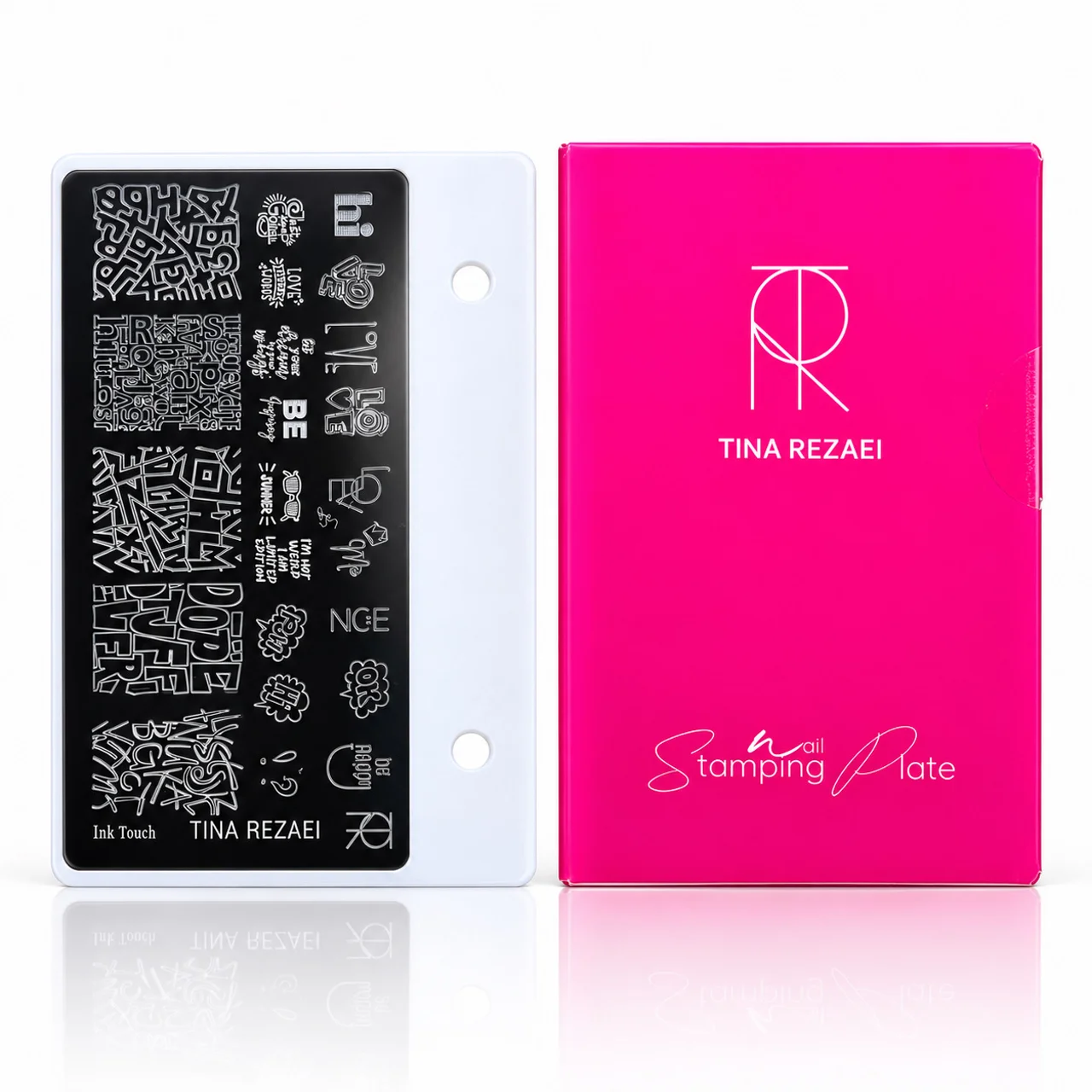 شابلون طراحی ناخن مدل INK TOUCH برند تینا رضایی